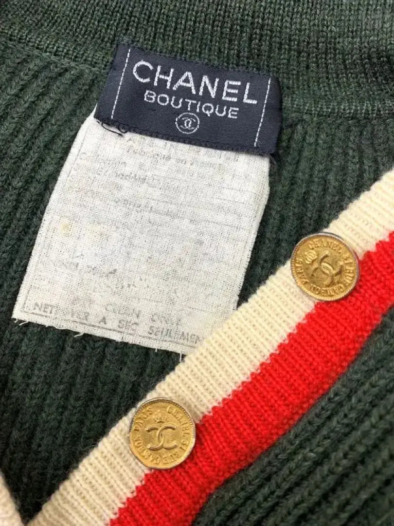 Chanel sweater vintage genuine product Coco mark patch | シャネル　セーター　ヴィンテージ 正規品　ココマークワッペン