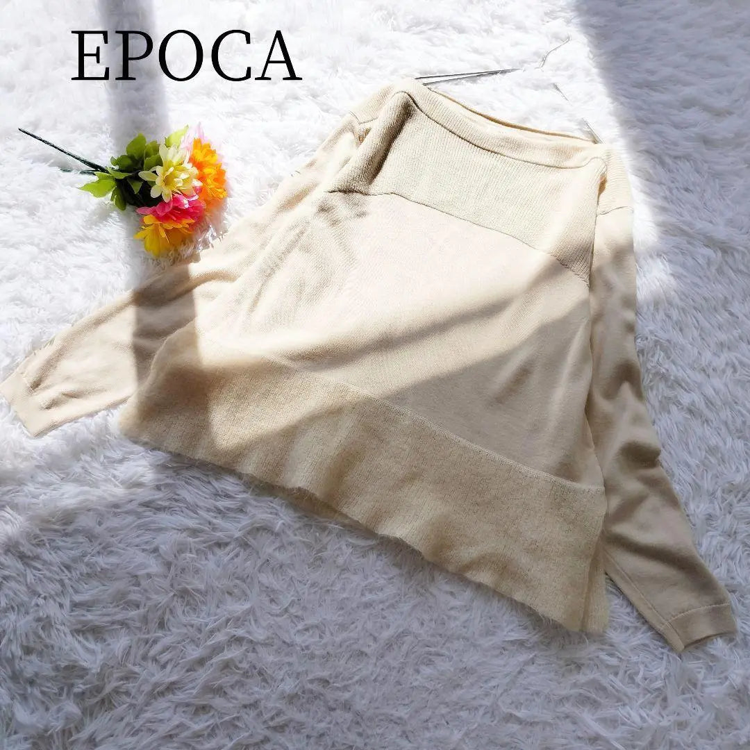 [Epoca/Epoca] Long sleeve sweater mohaya oversized Fall/winter | 【エポカ/EPOCA】【3XL.4L】長袖セーター　モヘヤ　オーバーサイズ　秋冬