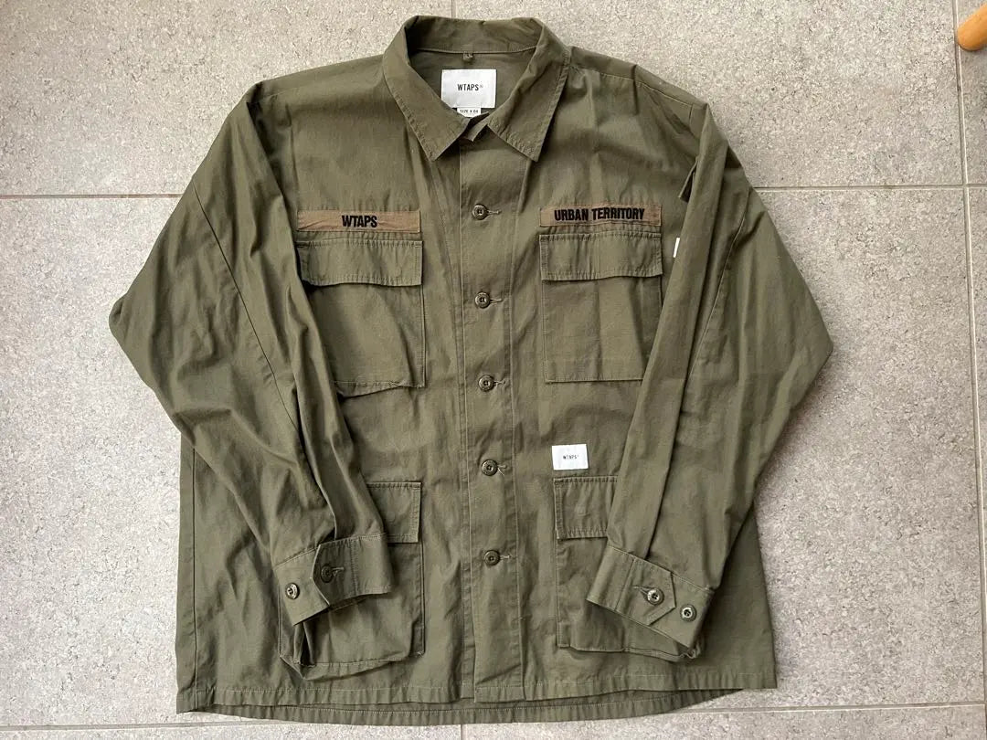 wtaps JUNGLE 02 / LS / COTTON. RIPSTOP