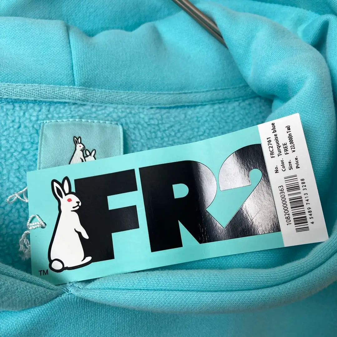 679 #FR2 Tsukimochi Okinawa limited short hoodie Tiffany Blue