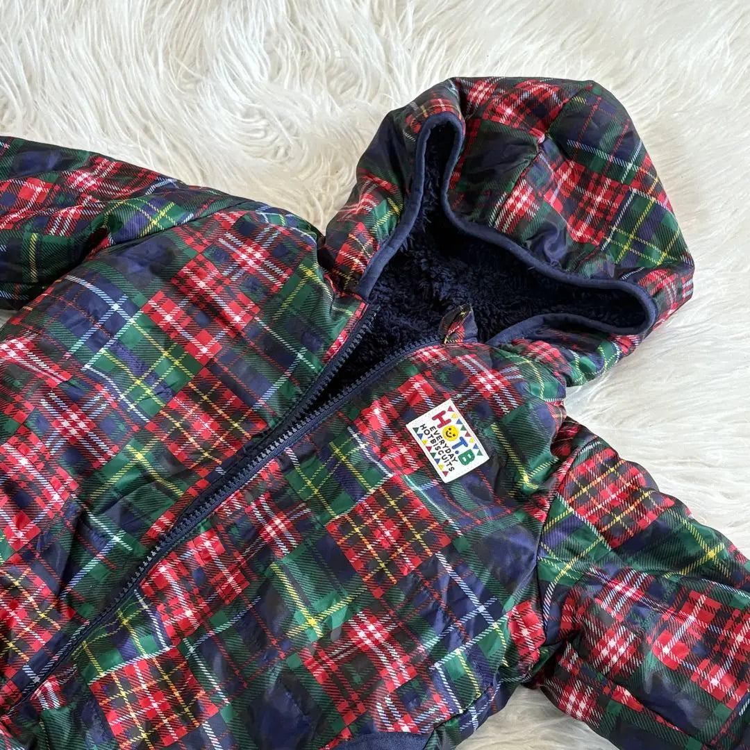 Hot Biscuits Checkered hooded jumpsuit