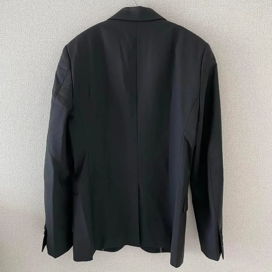 green label relaxing jacket tailored black men's