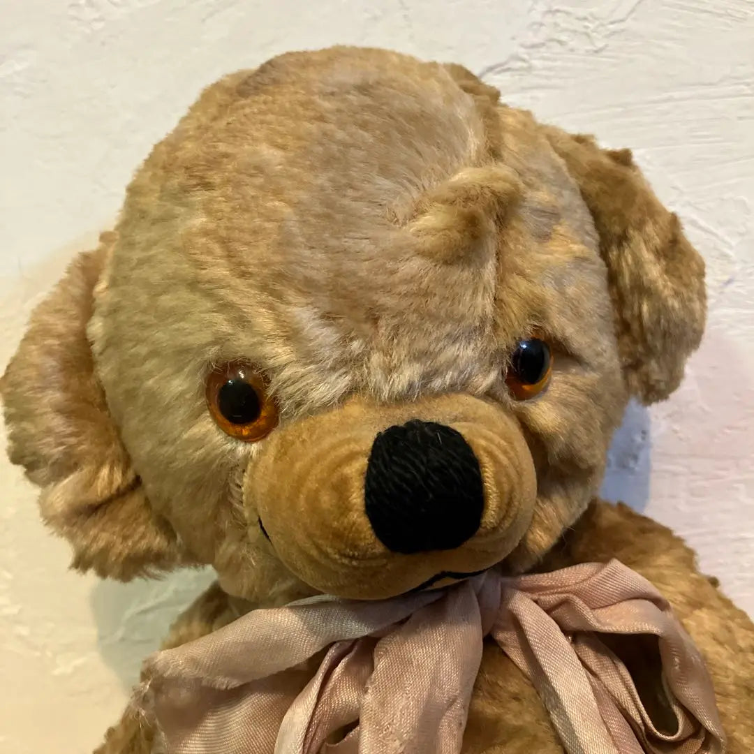 Oso de peluche antiguo descarado vintage *Oso de peluche antiguo Juguete de decoración de oso de peluche