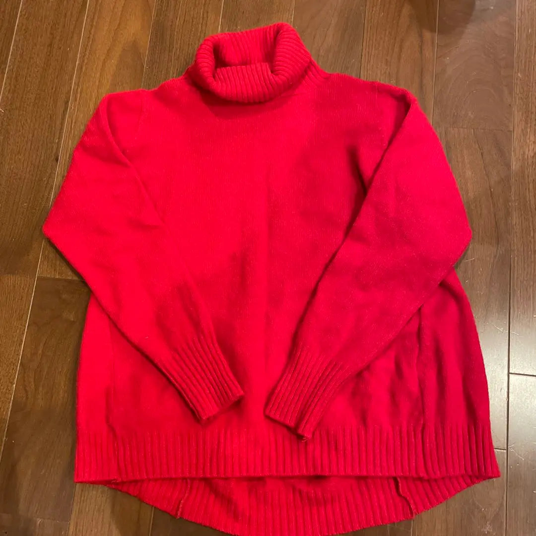 Andquarter knit red free size | andquarter ニット　赤　フリーサイズ