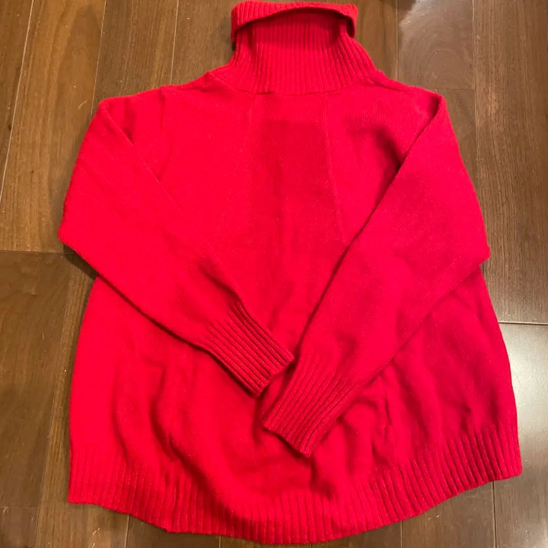 Andquarter knit red free size | andquarter ニット　赤　フリーサイズ