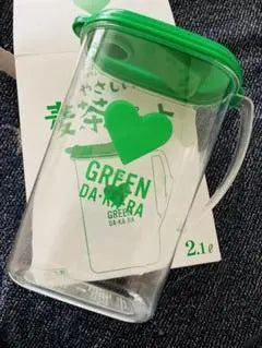 ☆For hydration☆ Green Dakara Barley Tea Pot 2.1L Made in Japan Unopened | ☆水分補給に☆ グリーンダカラ 麦茶 ポット 2.1L 日本製 未開封