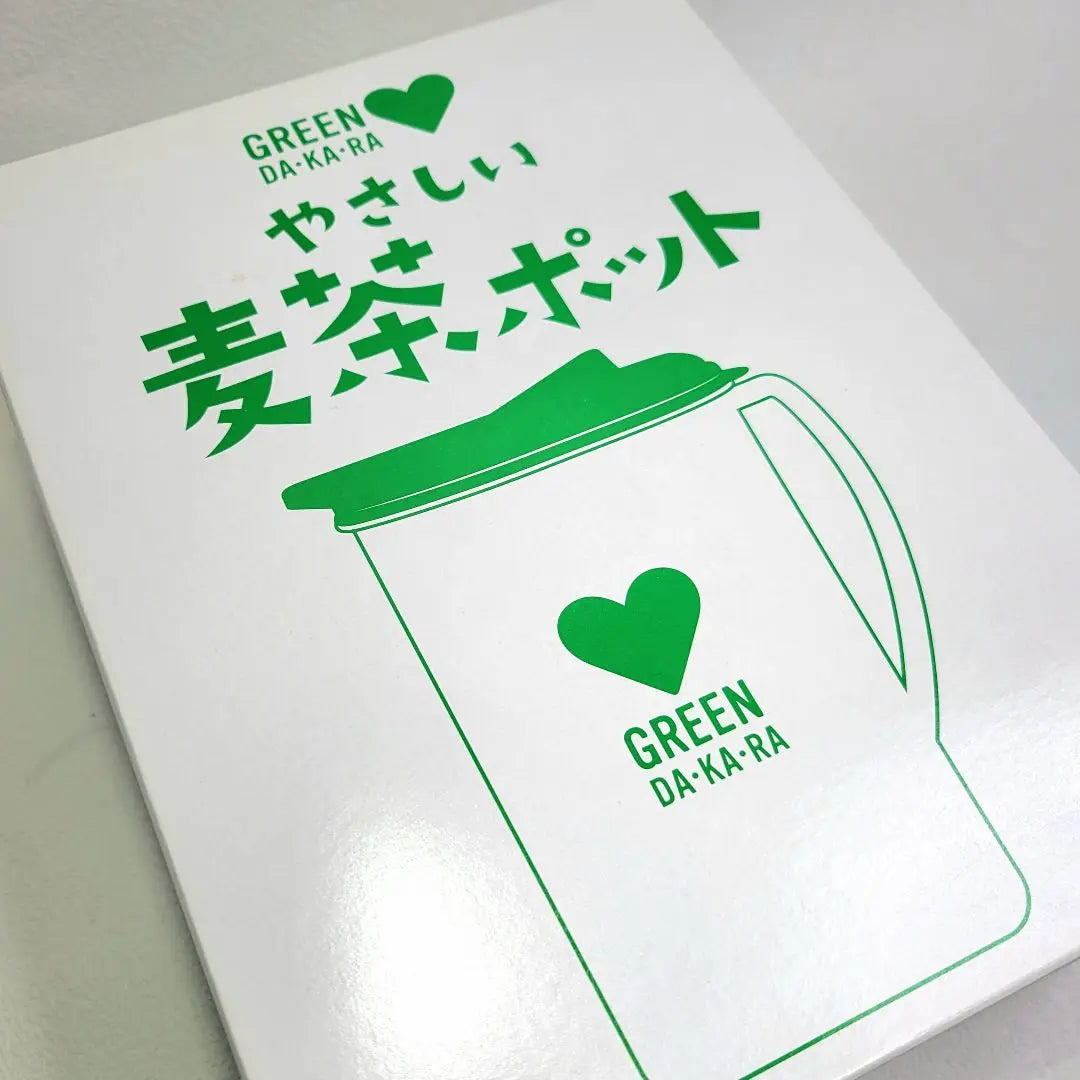 ☆Para hidratación☆ Tetera de cebada Dakara verde de 2,1 L fabricada en Japón sin abrir | ☆水分補給に☆ グリーンダカラ 麦茶 ポット 2.1L 日本製 未開封