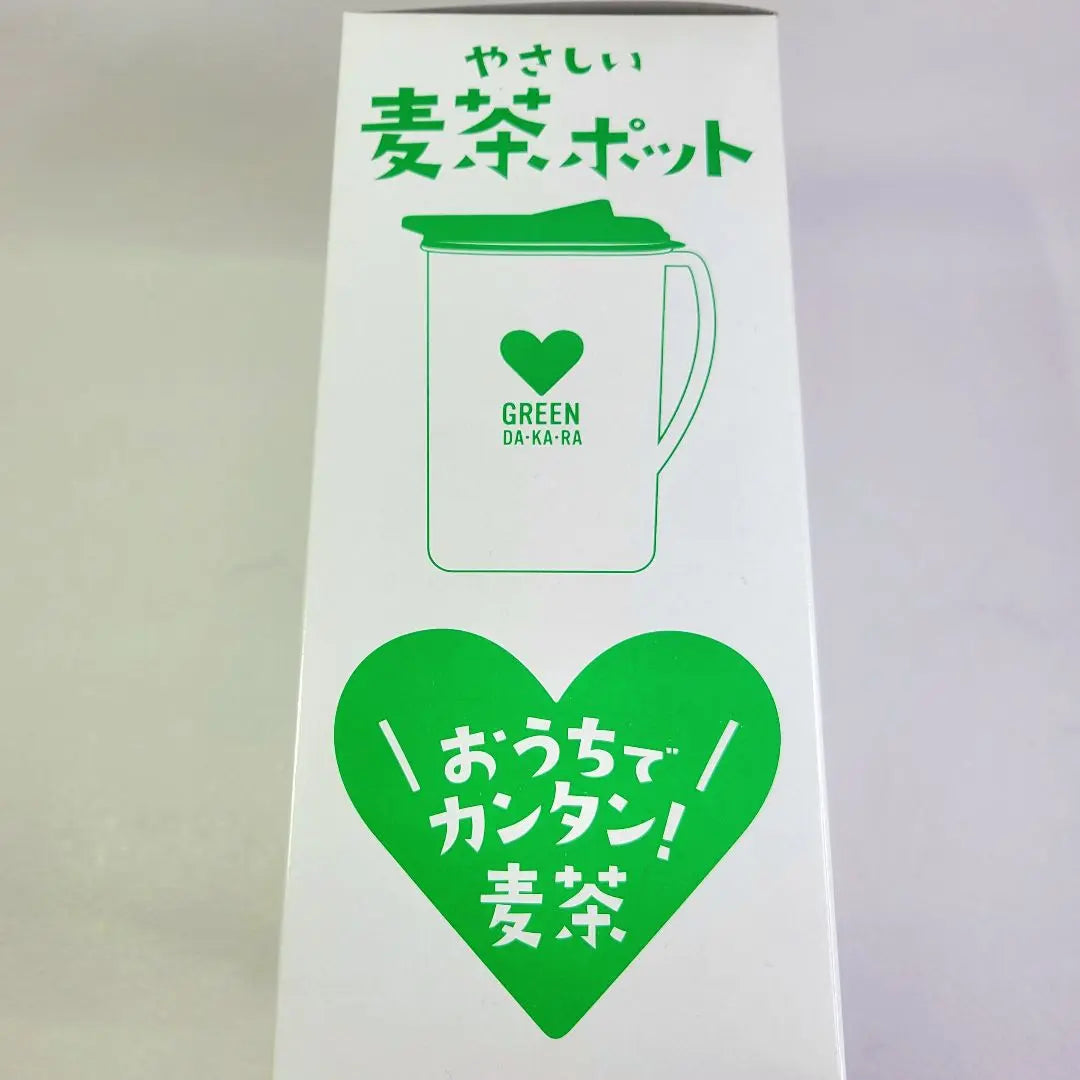 ☆Para hidratación☆ Tetera de cebada Dakara verde de 2,1 L fabricada en Japón sin abrir | ☆水分補給に☆ グリーンダカラ 麦茶 ポット 2.1L 日本製 未開封