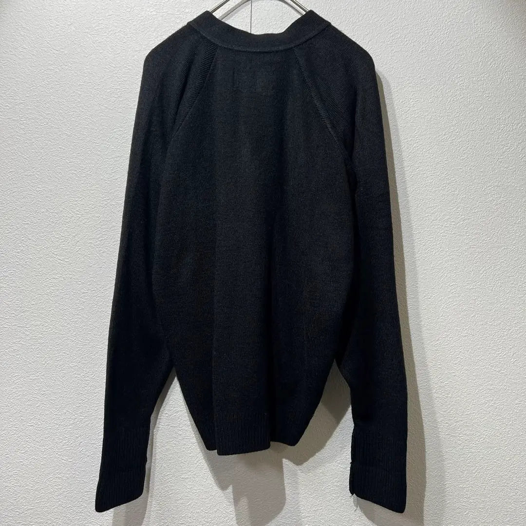 Rare, beautiful condition, made in 2017, Black Comme des Garcons Balmoral knit cardigan