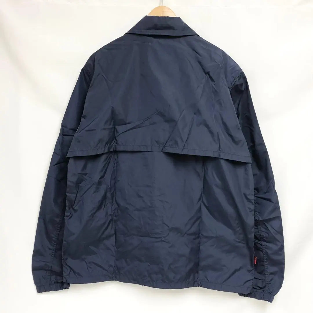 ○★Chaqueta cortavientos WOOLRICH Deep Six L azul nueva y sin usar