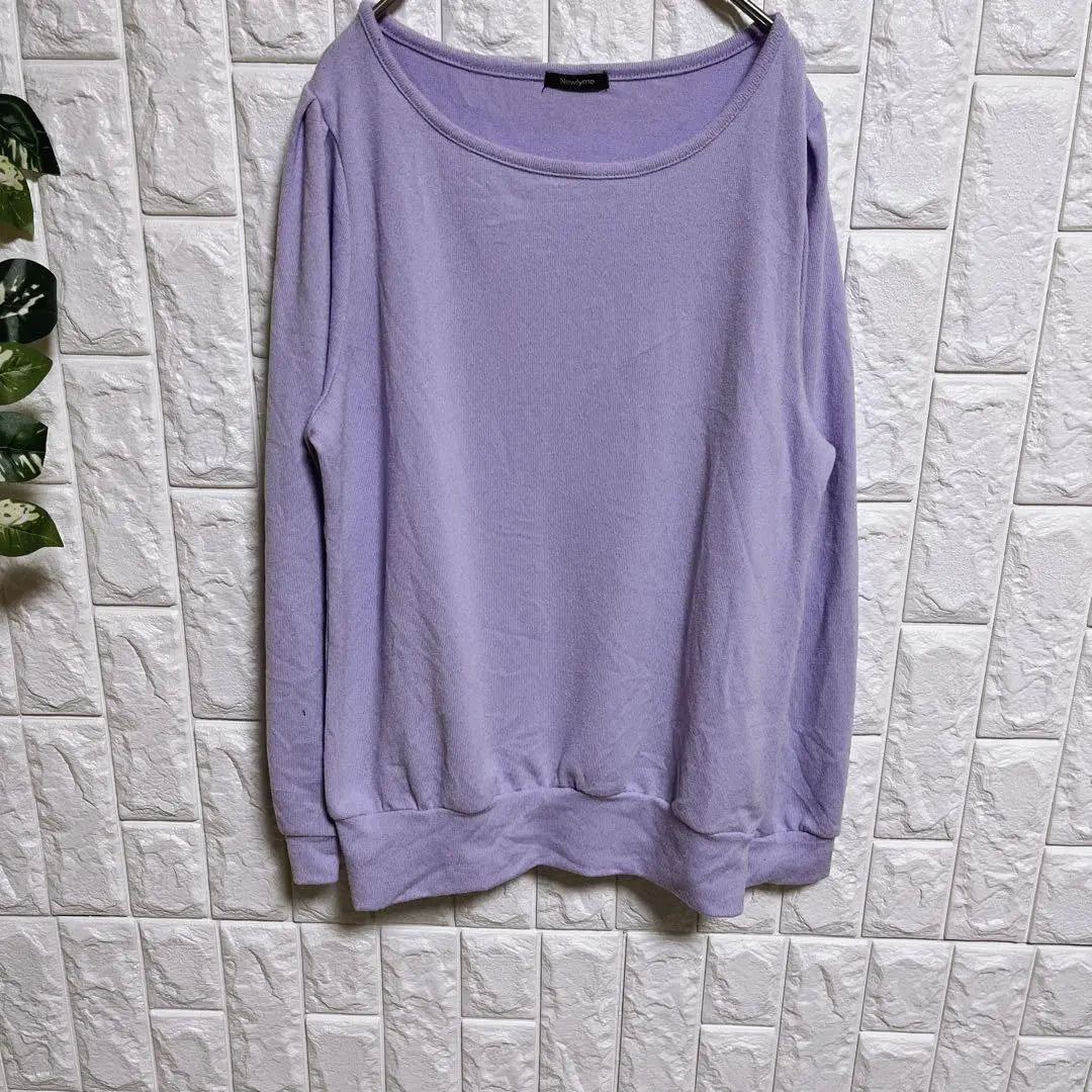 a0055 [New Life Me] Lavender Long Sleeve Top Pullover LL