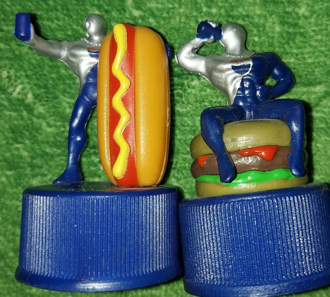 ♥ ️ Pepsiman Bottle Cap Hot Dog & Hamburger ♥ ️