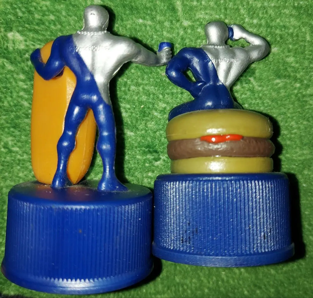 ♥ ️ Pepsiman Bottle Cap Hot Dog & Hamburger ♥ ️