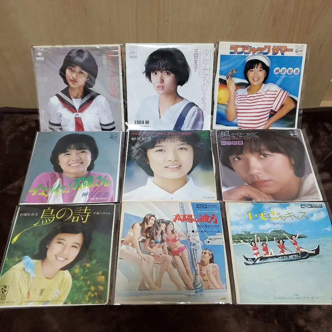 [Records Bulk Sales] Showa Women's Idol EP Records 117 (Akina Nakamori and others) | 【レコードまとめ売り】昭和女性アイドルEPレコード117枚（中森明菜他）