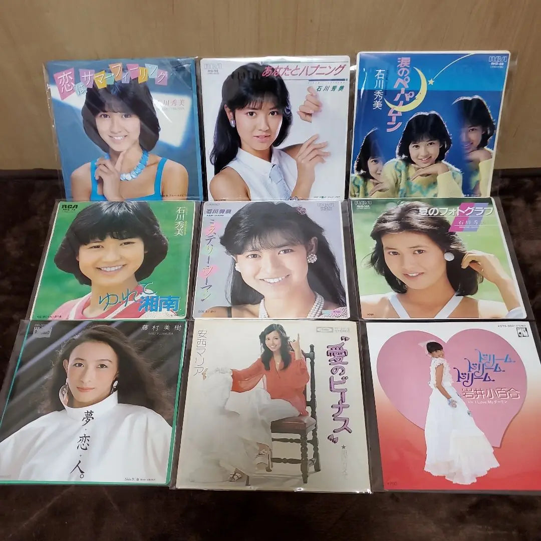 [Records Bulk Sales] Showa Women's Idol EP Records 117 (Akina Nakamori and others) | 【レコードまとめ売り】昭和女性アイドルEPレコード117枚（中森明菜他）