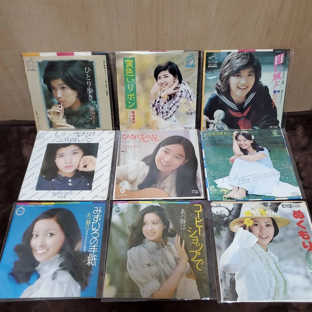 [Records Bulk Sales] Showa Women's Idol EP Records 117 (Akina Nakamori and others) | 【レコードまとめ売り】昭和女性アイドルEPレコード117枚（中森明菜他）