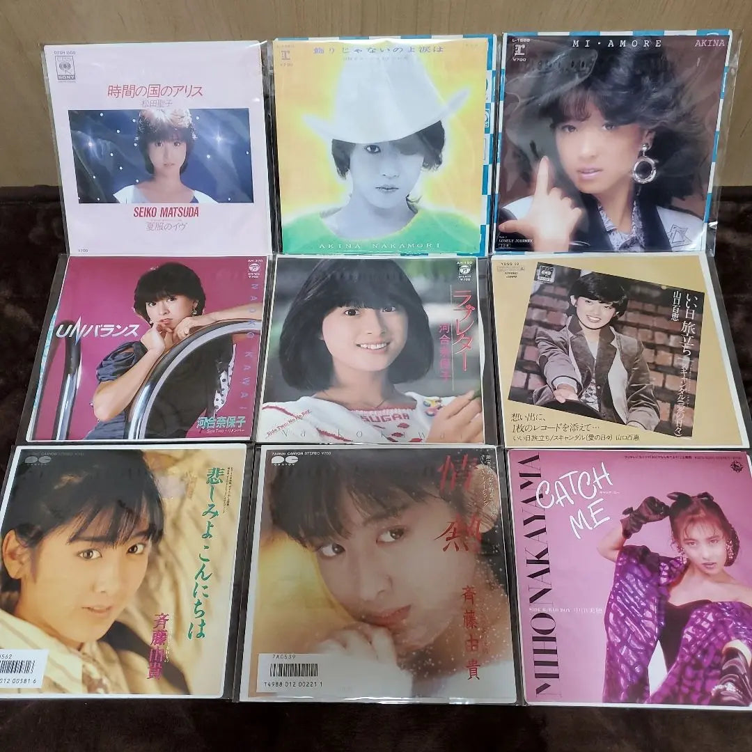 [Records Bulk Sales] Showa Women's Idol EP Records 117 (Akina Nakamori and others) | 【レコードまとめ売り】昭和女性アイドルEPレコード117枚（中森明菜他）