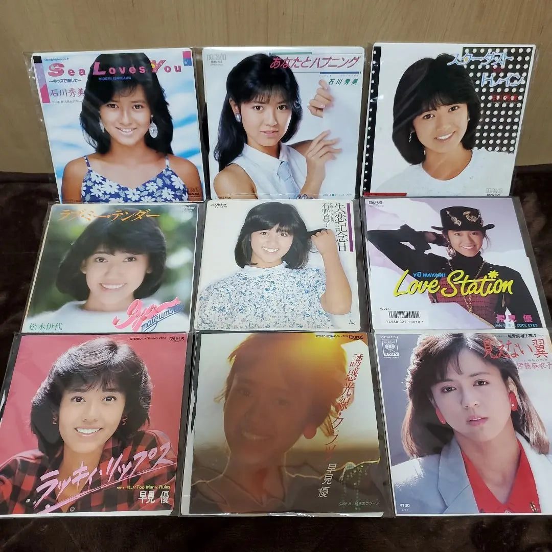 [Records Bulk Sales] Showa Women's Idol EP Records 117 (Akina Nakamori and others) | 【レコードまとめ売り】昭和女性アイドルEPレコード117枚（中森明菜他）