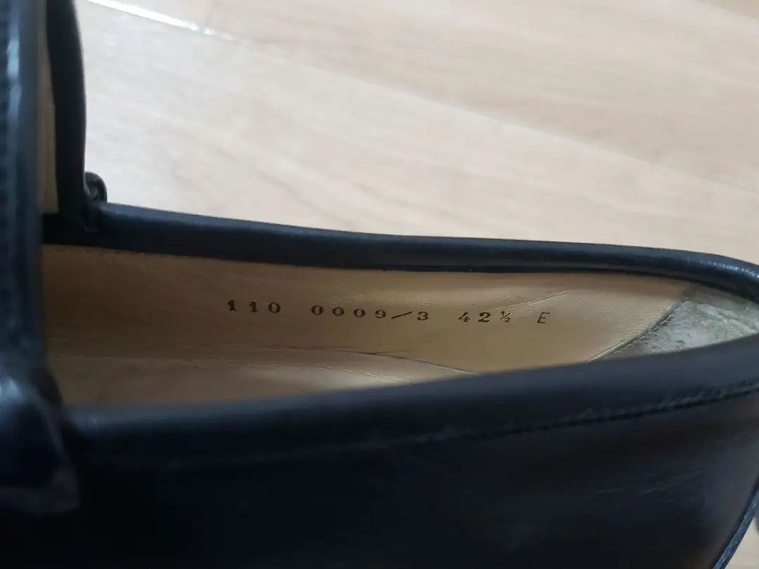 GUCCI Horsebit Loafers 42 1/2 Black