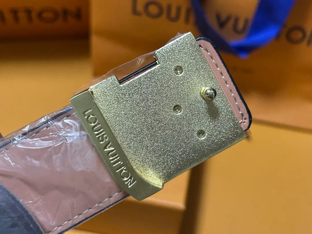 ! Same day shipping! Louis Vuitton Belt Buckle Gold 120cm