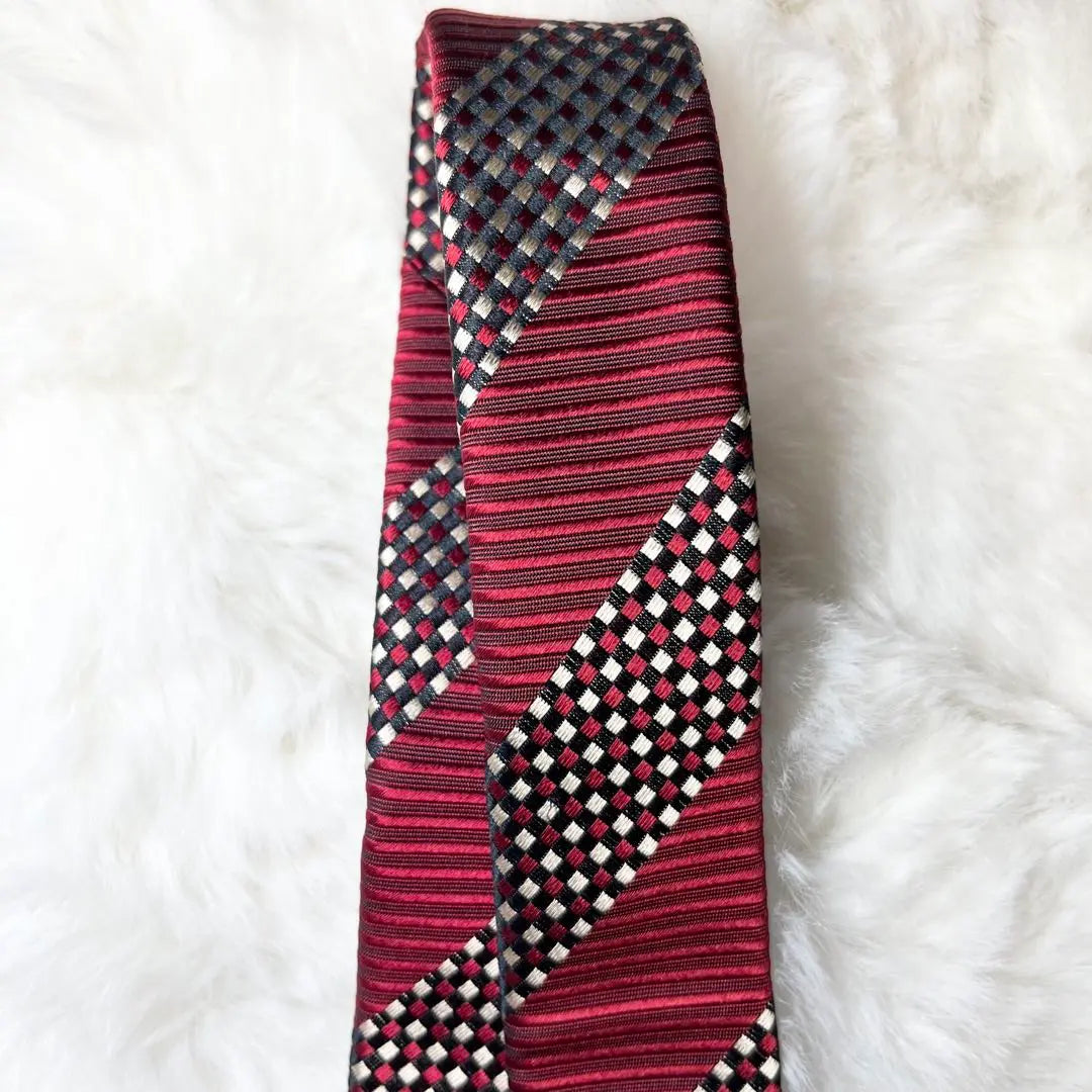 ✨Almost unused✨PaulSmith Paul Smith Tie Striped Bordeaux