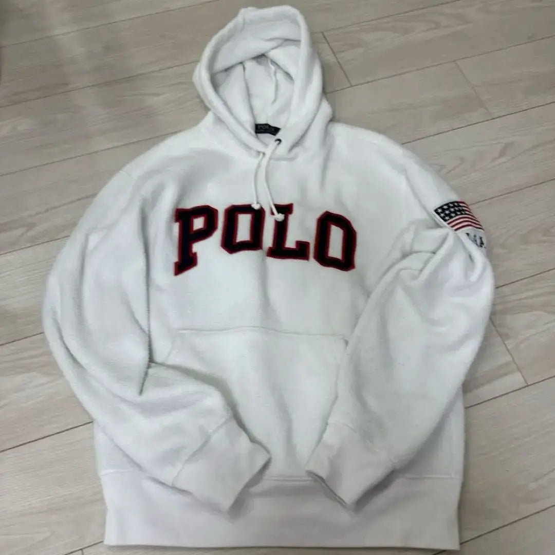 Polo Ralph Lauren White Boa Hoodie