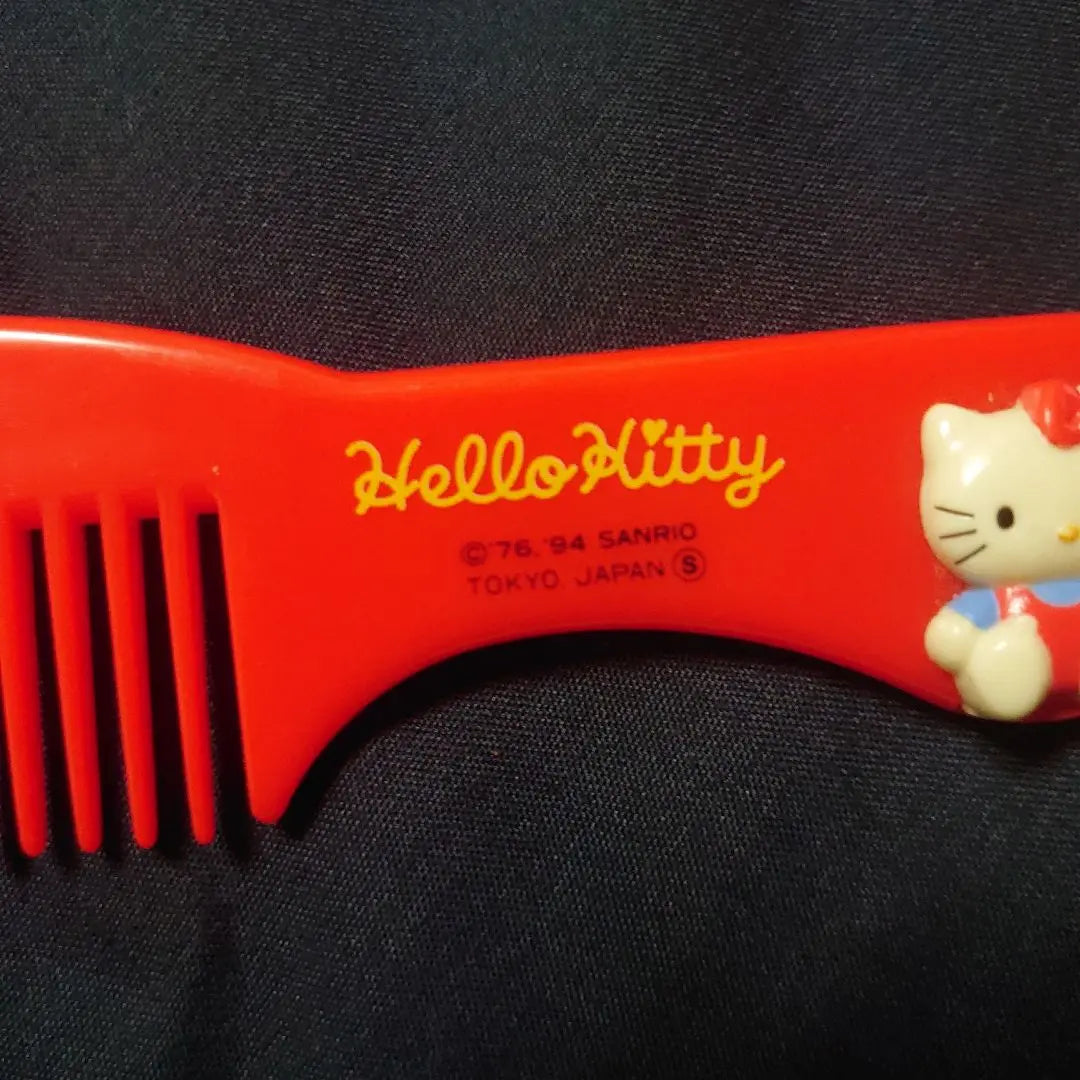 Artículos raros de la época Hello Kitty Sanrio Kitty Comb