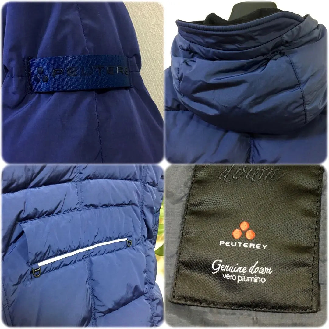 [PEUTERY] Down coat M blue