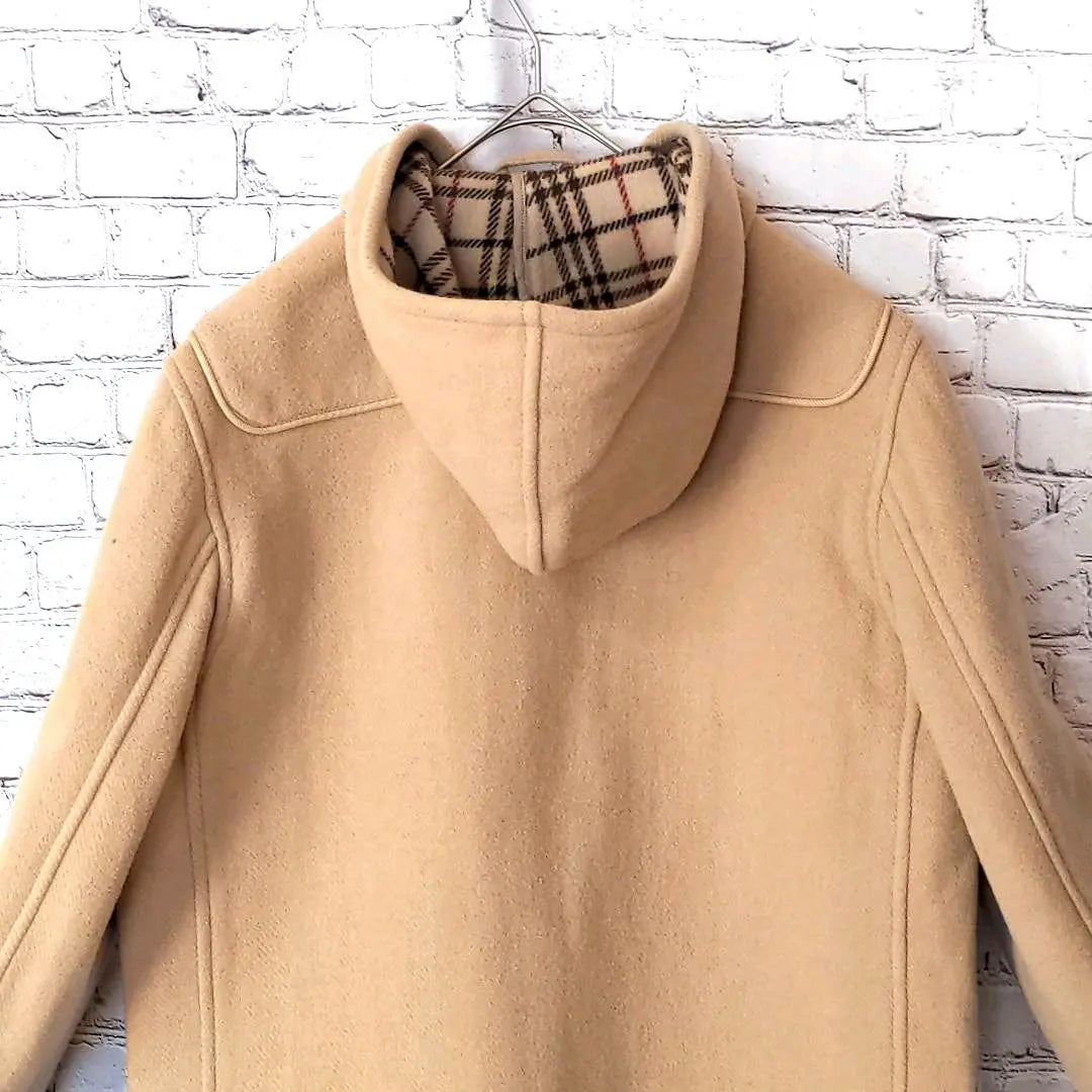 ★Rare★ Burberry Blue Label Wool Coat Melton Beige M