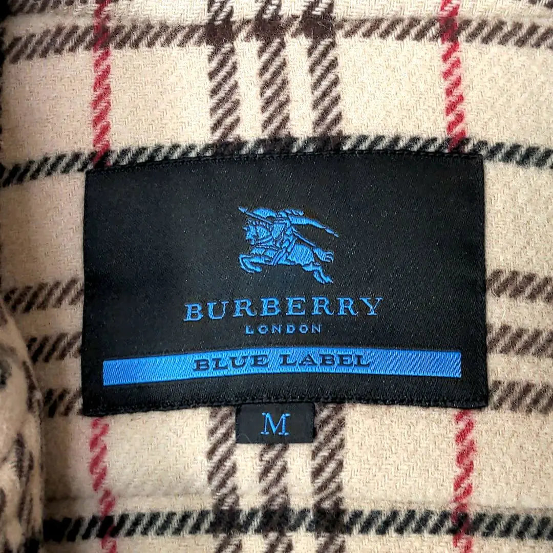 ★Rare★ Burberry Blue Label Wool Coat Melton Beige M