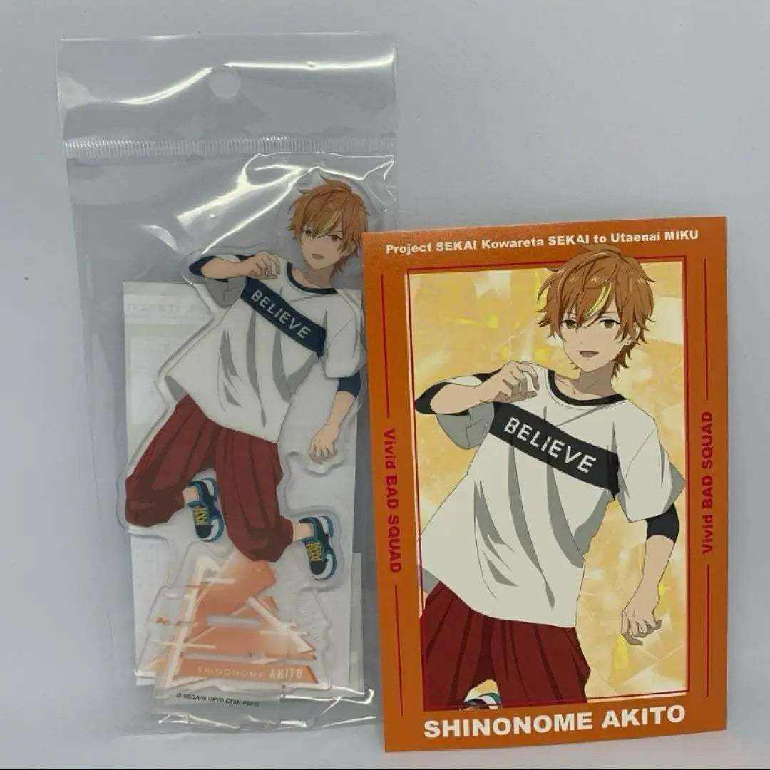 Project Sekai Movie: Shinonome Akito Acrylic Stand Postcard Set