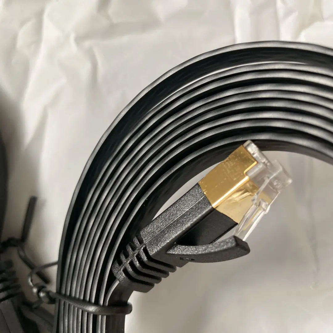 Cable LAN CAT6 de 2 m, cable LAN cableado tipo plano