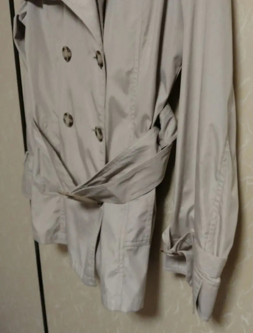 25th only Double Breasted Trench Coat with Waist Belt Used Good condition