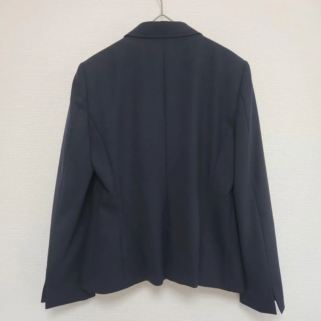 Chaqueta de traje para mujer Aokilemyu [F] Bolsillo elástico azul marino oscuro