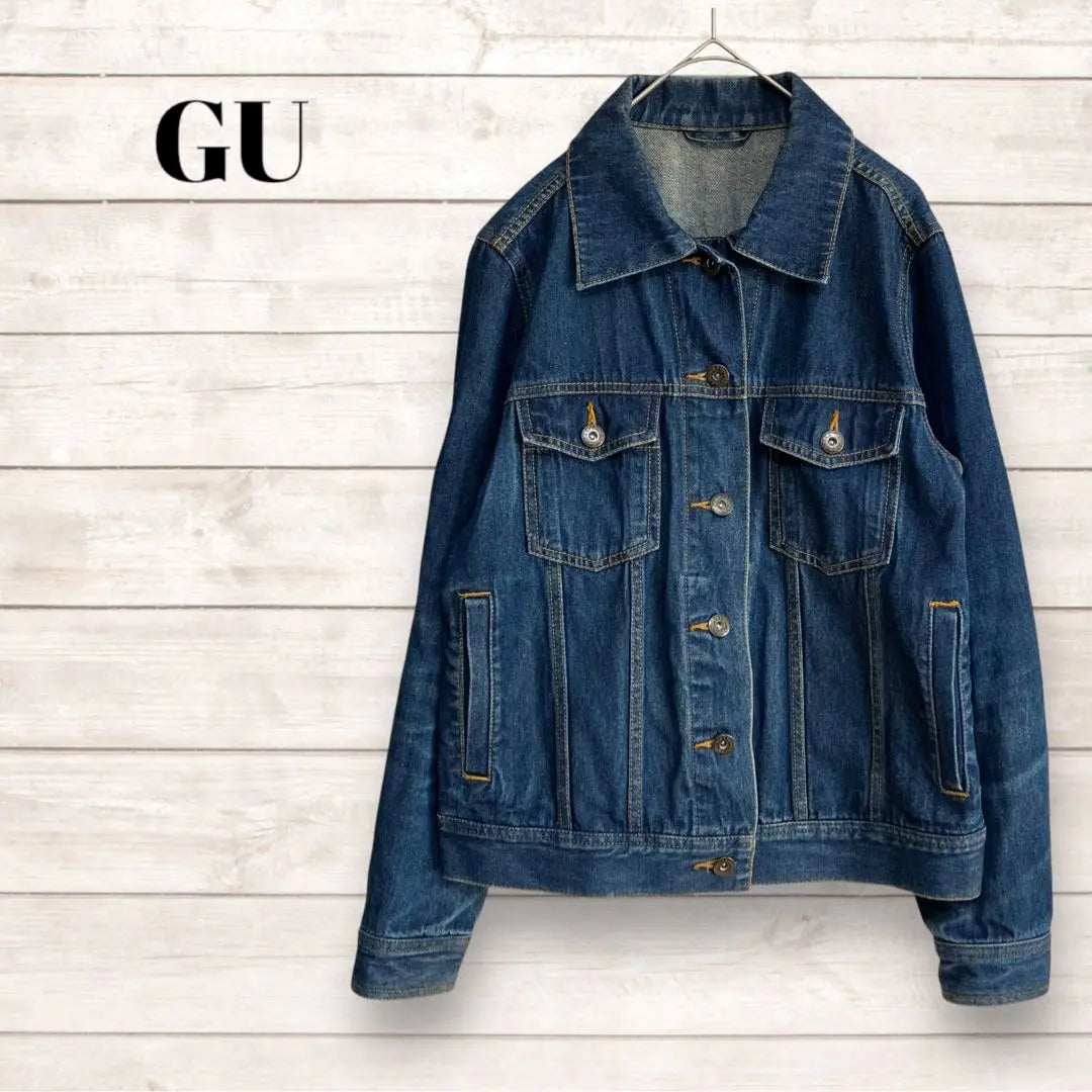 [GU JU] Chaqueta vaquera [L] G Jean Haori 100 Primavera y otoño Azul