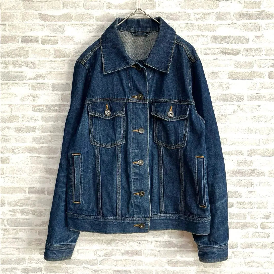 [GU JU] Denim Jacket [L] G Jean Haori 100 Spring and Fall Blue