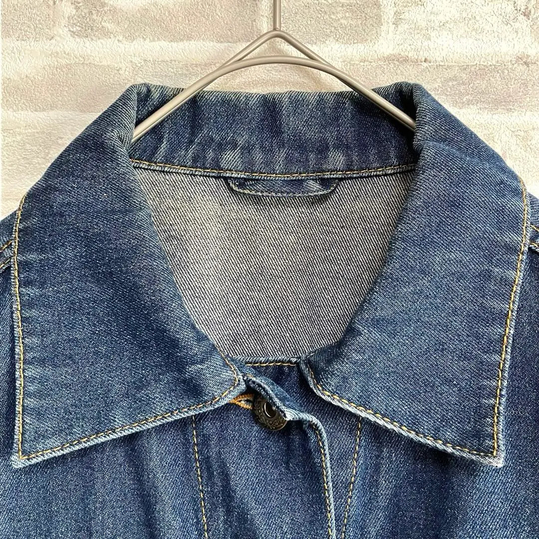 [GU JU] Denim Jacket [L] G Jean Haori 100 Spring and Fall Blue