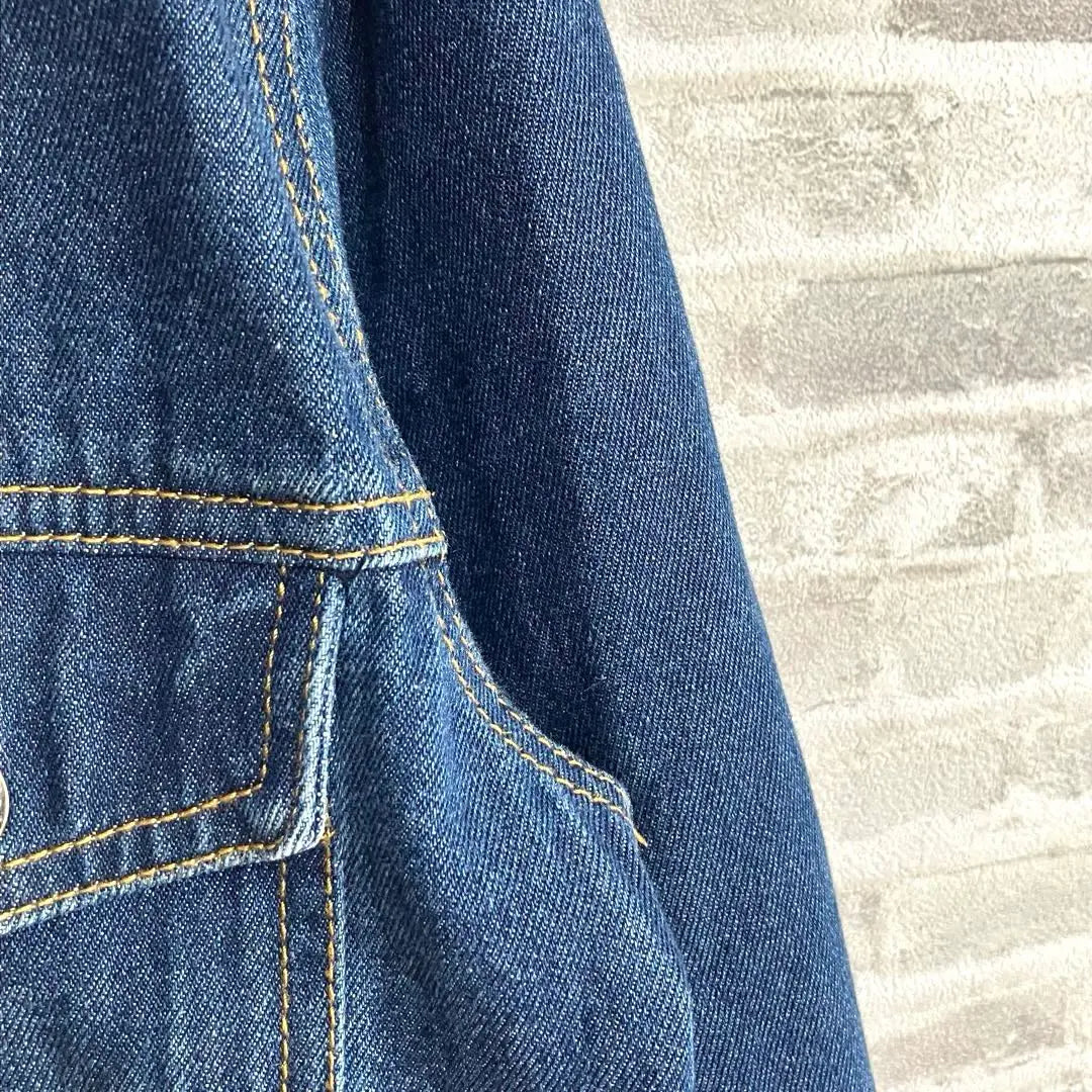 [GU JU] Denim Jacket [L] G Jean Haori 100 Spring and Fall Blue