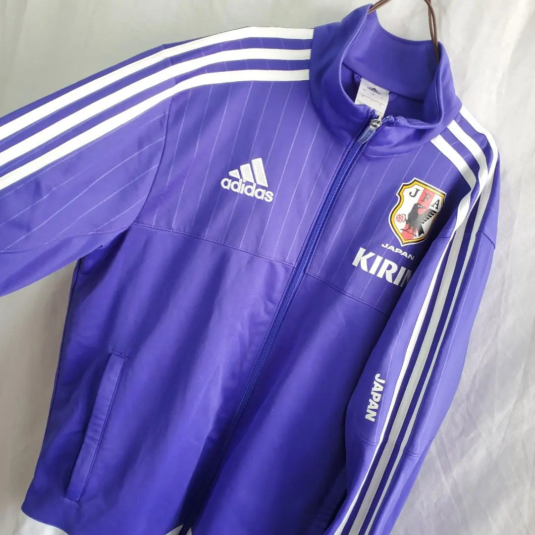 Camiseta de fútbol de la selección japonesa de fútbol de la JFA de Adidas, azul samurái, Japón