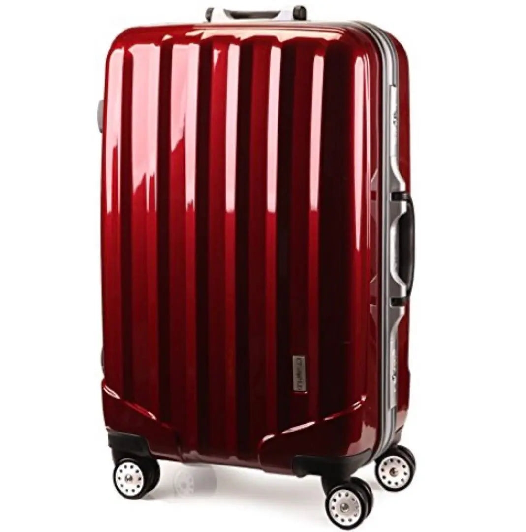 Suitcase TSA Lock L size 4 wheel W caster Wine red