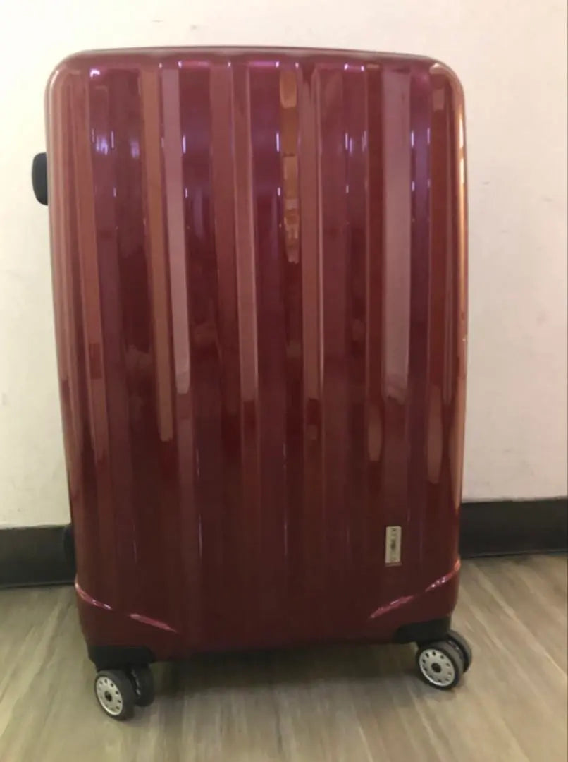 Suitcase TSA Lock L size 4 wheel W caster Wine red