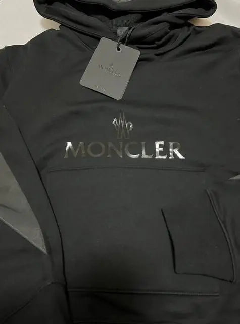 [New and unused] MONCLER HOODIE SWEATER hoodie S black