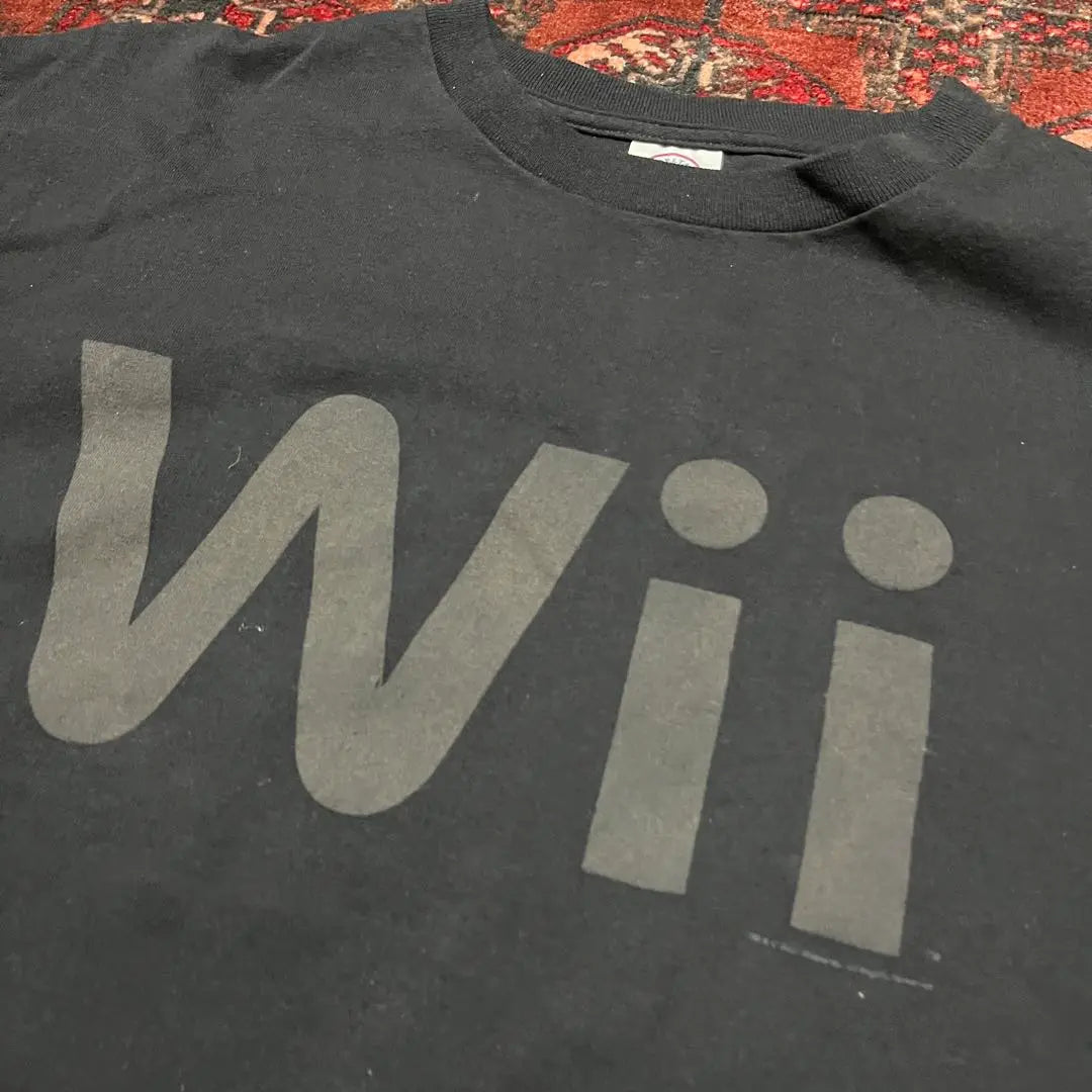 Camiseta oficial del juego Nintendo Wii con el logotipo de los años 00 XL