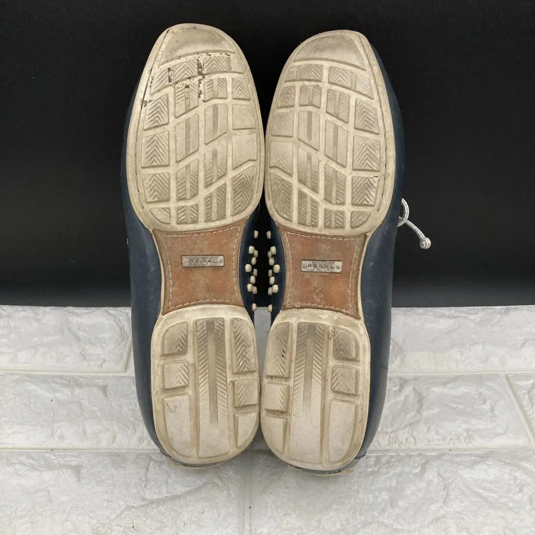 ❤️Good condition❤️REGAL Deck Shoes Driving 954R Grained Leather