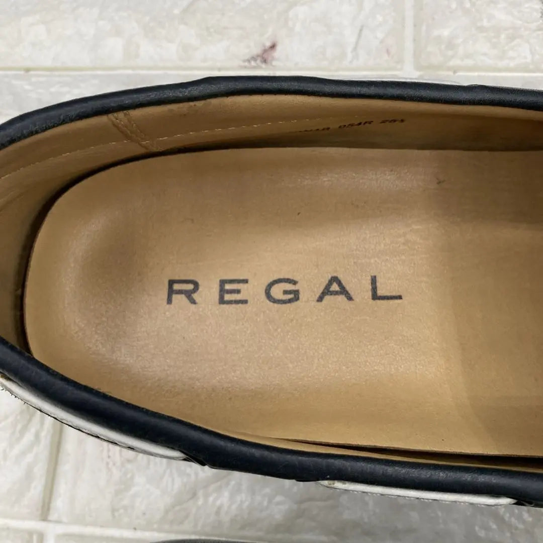 ❤️Good condition❤️REGAL Deck Shoes Driving 954R Grained Leather