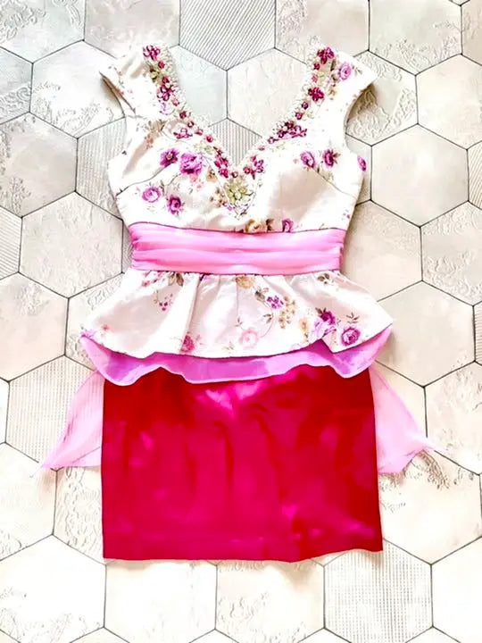 Anne Mini Dress Pink Angelr Robe de Fleur Andy Elkay Irma