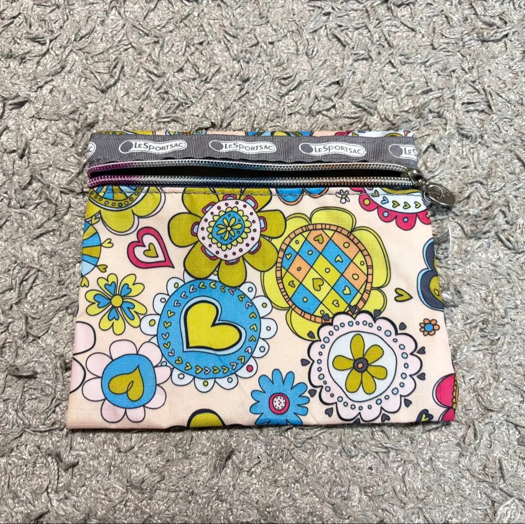 LESPORTSAC pouch, floral pattern, thrilling