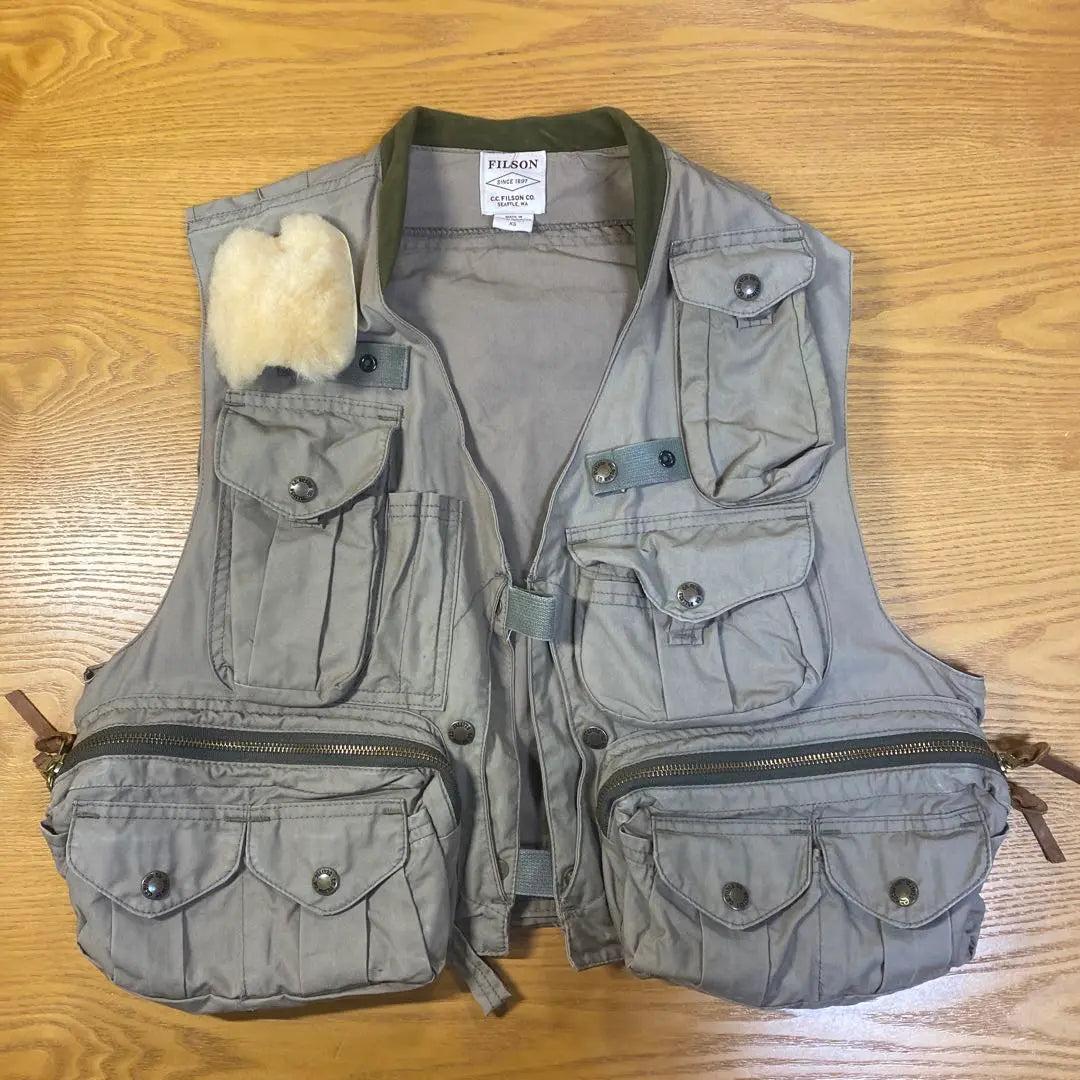 Filson Fishing Vest SIZE XS Used