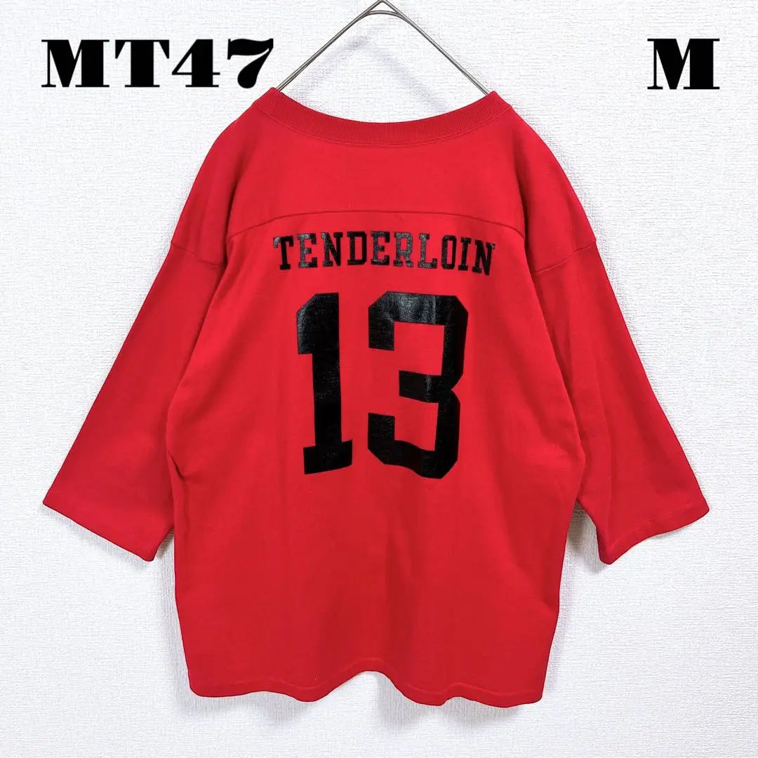 ★Limited listing★ TENDERLOIN long sleeve T-shirt long T-shirt NFL red red M