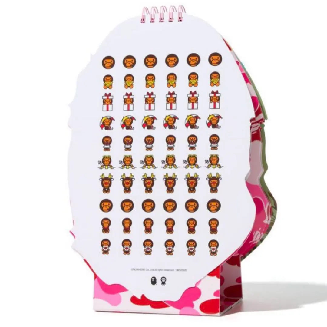 [Great deal] A BATHING APE Calendar - Pochi bag and sticker